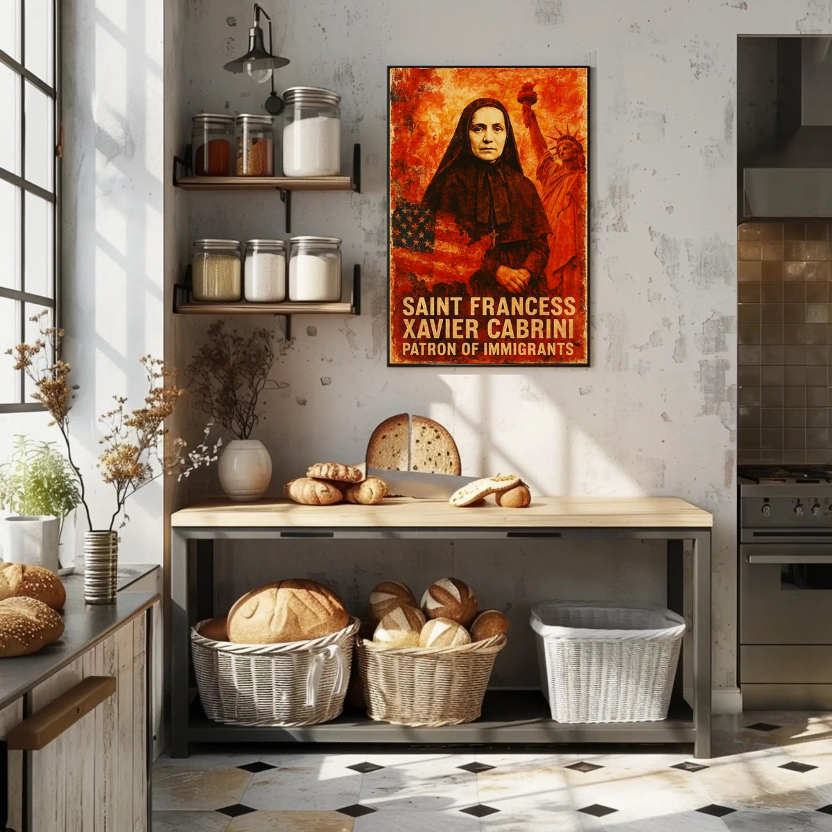 Saint Frances Xavier Cabrini Patron Of Poster