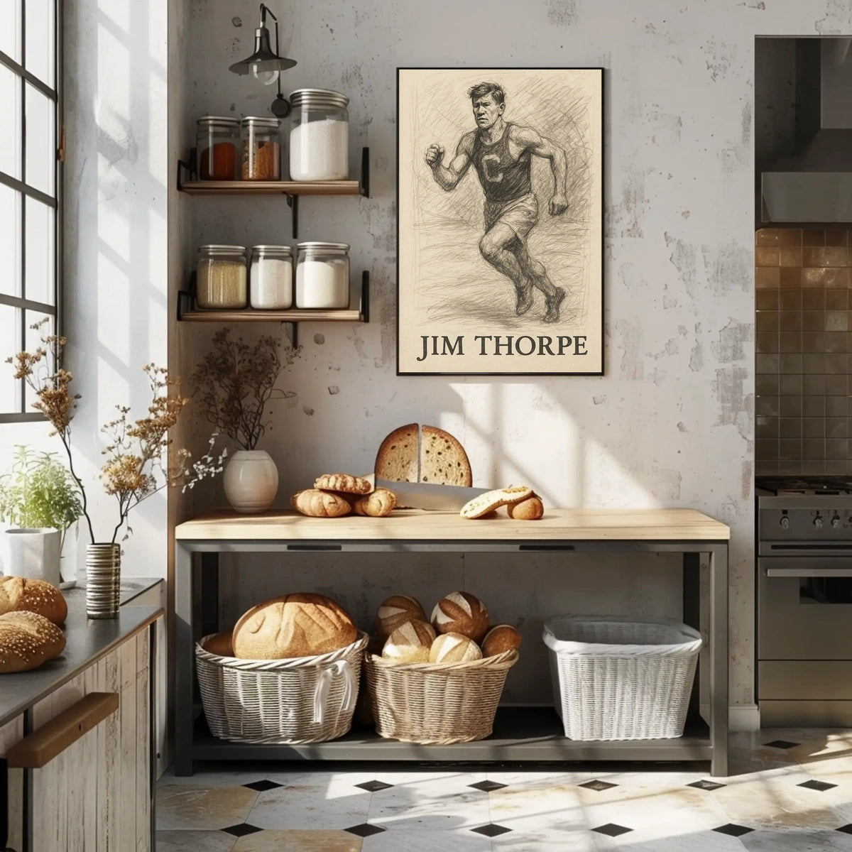 Jim Thorpe Athletic Legend Poster