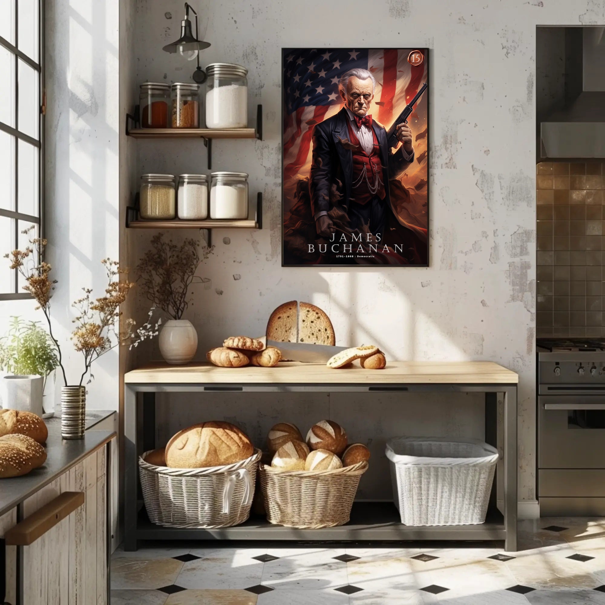 James Buchanan Poster