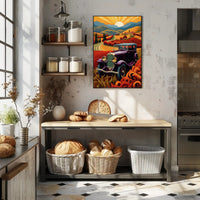 Vintage Journey Through the Countryside Poster