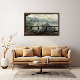 Serene East Asian Tea Ceremony Poster Print