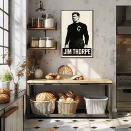Jim Thorpe Legendary Athlete Poster