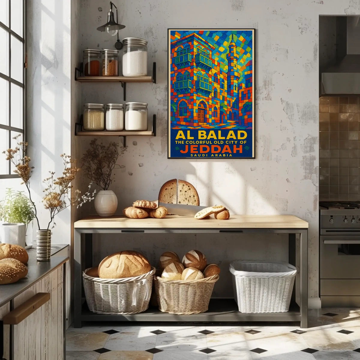 Al Balad The Colorful Old City Of Poster