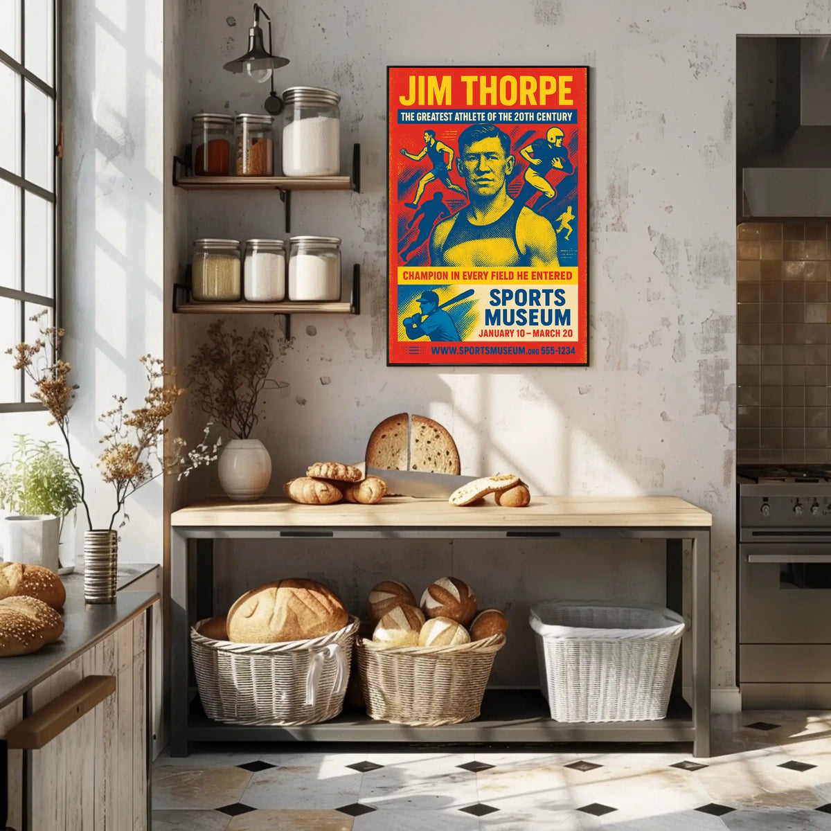 Jim Thorpe Legendary Athlete Tribute Jim Thorpe Poster