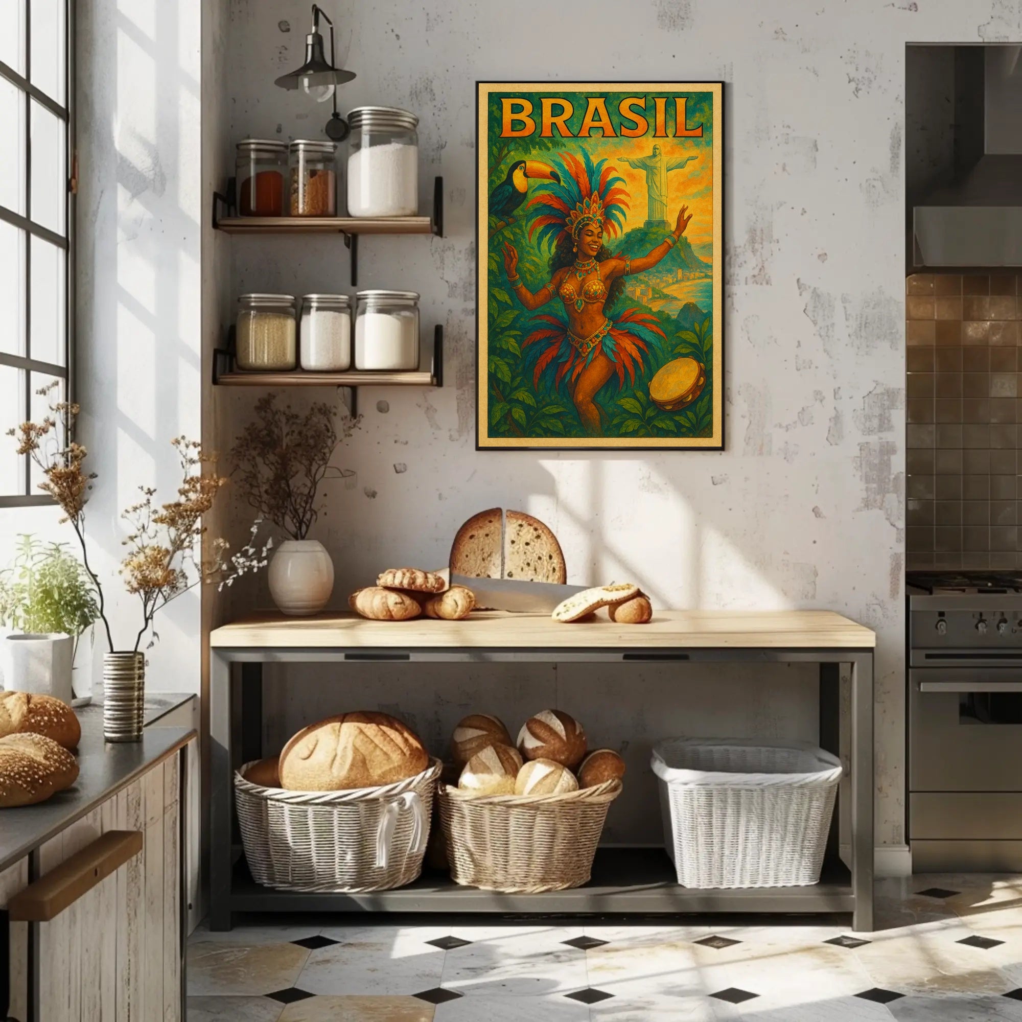 Vibrant Brazil Celebration Poster