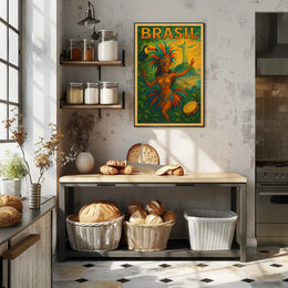 Vibrant Brazil Celebration Poster