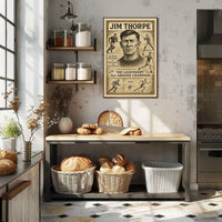 The Legendary All-Around Champion Jim Thorpe Poster