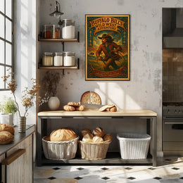 Buffalo Bill Wild West Adventure Vintage Cultural Poster