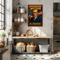 Woodrow Wilson 28th President Poster Scenic Wall Art
