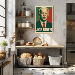 Joe Biden Patriotic Political Leadership Retro Style Poster