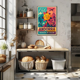 Fly Andorra Wander in Color Poster