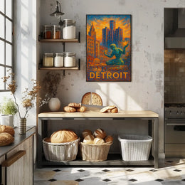 Spirit of Detroit Poster
