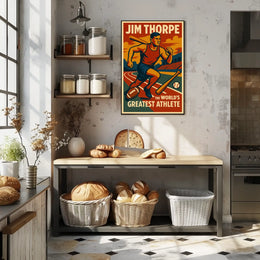 Jim Thorpe Legendary Athlete Jim Thorpe Poster
