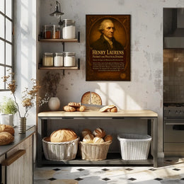 Henry Laurens Patriot and Political Enigma Poster