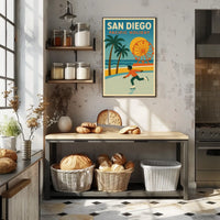 San Diego Pacific Holiday Poster
