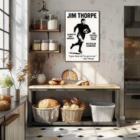 Jim Thorpe Poster Celebrating Thorpe Legacy and Heritage