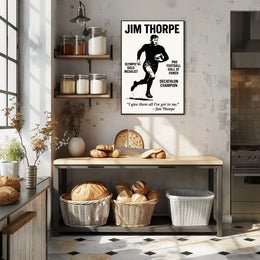 Jim Thorpe Poster Celebrating Thorpe Legacy and Heritage