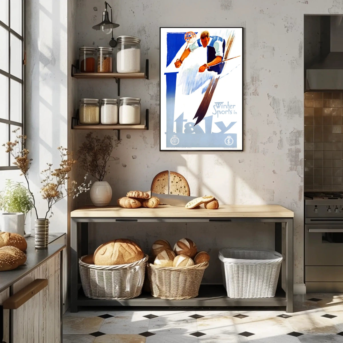 Winter Sports in Italy Poster