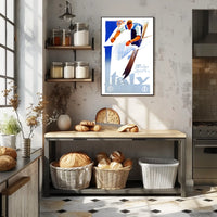 Winter Sports in Italy Poster