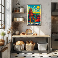 Querétaro Vibrant Heritage Poster