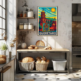 Querétaro Vibrant Heritage Poster