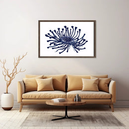 Abstract Botanical Poster: Modern Flower Design