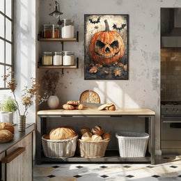 Haunted Pumpkin Poster