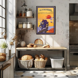 The Flying Merkel Poster PosterGoat