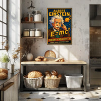 Einstein Nobel Prize Vintage Iconic Science Portrait Poster