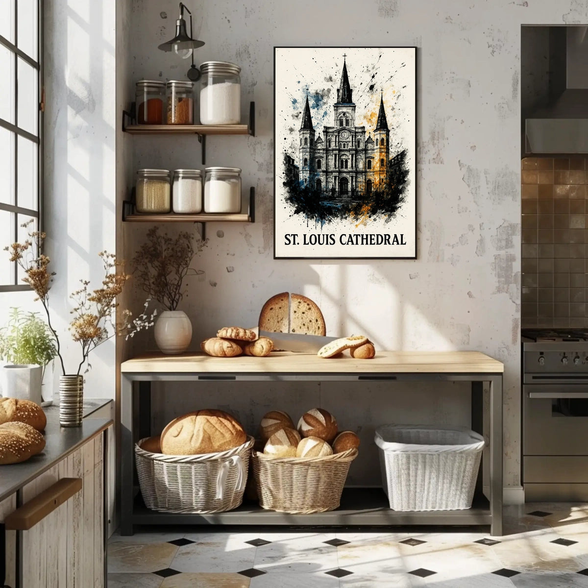 St. Louis Cathedral Art Poster