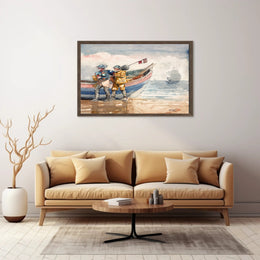Coastal Fishermen Poster