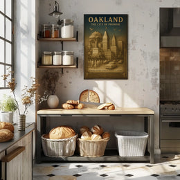 Oakland The City Of Promise Poster