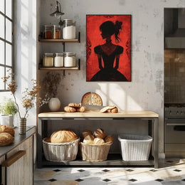 Silhouette Elegance Poster PosterGoat
