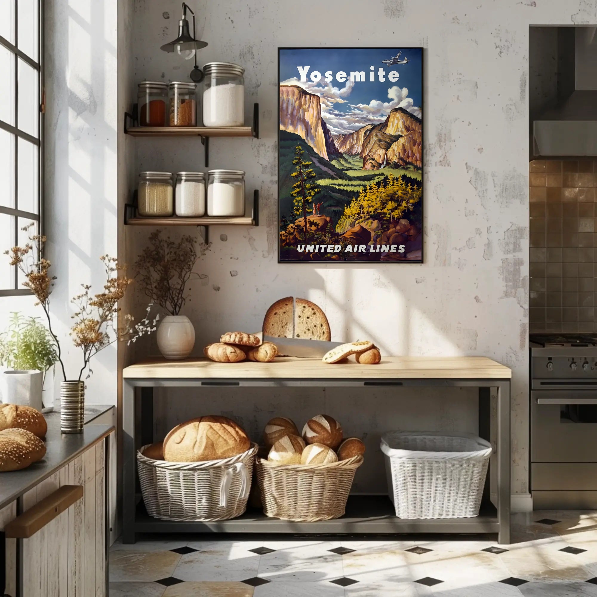 Yosemite National Park Adventure View National Park Poster