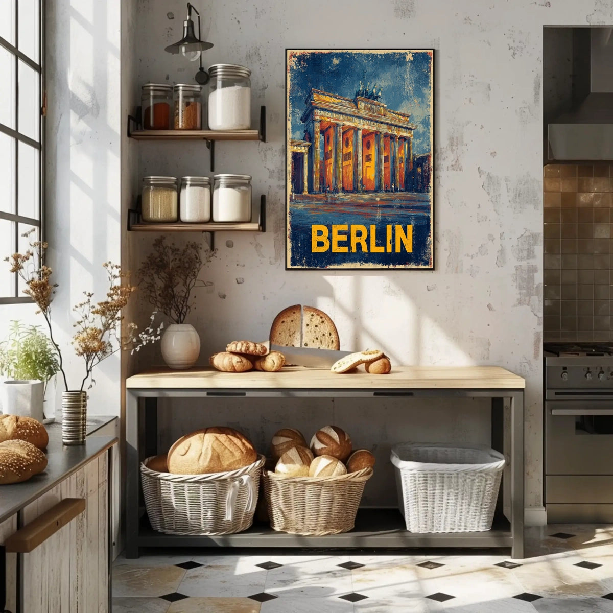 Berlin Iconic Landmark Poster
