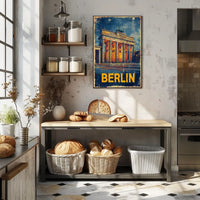 Berlin Iconic Landmark Poster