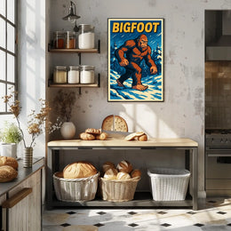 Bigfoot In The Wilderness Poster