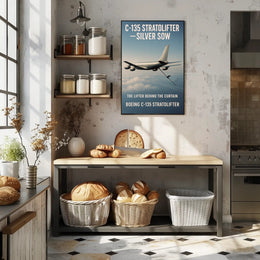 The Lifter Behind the Curtain Boeing C-135 Stratolifter Poster PosterGoat