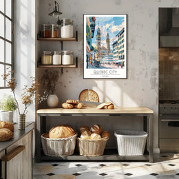 Quebec City Charm Poster PosterGoat