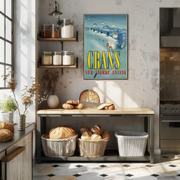 Crans-Sur-Sierre Ski Resort Poster