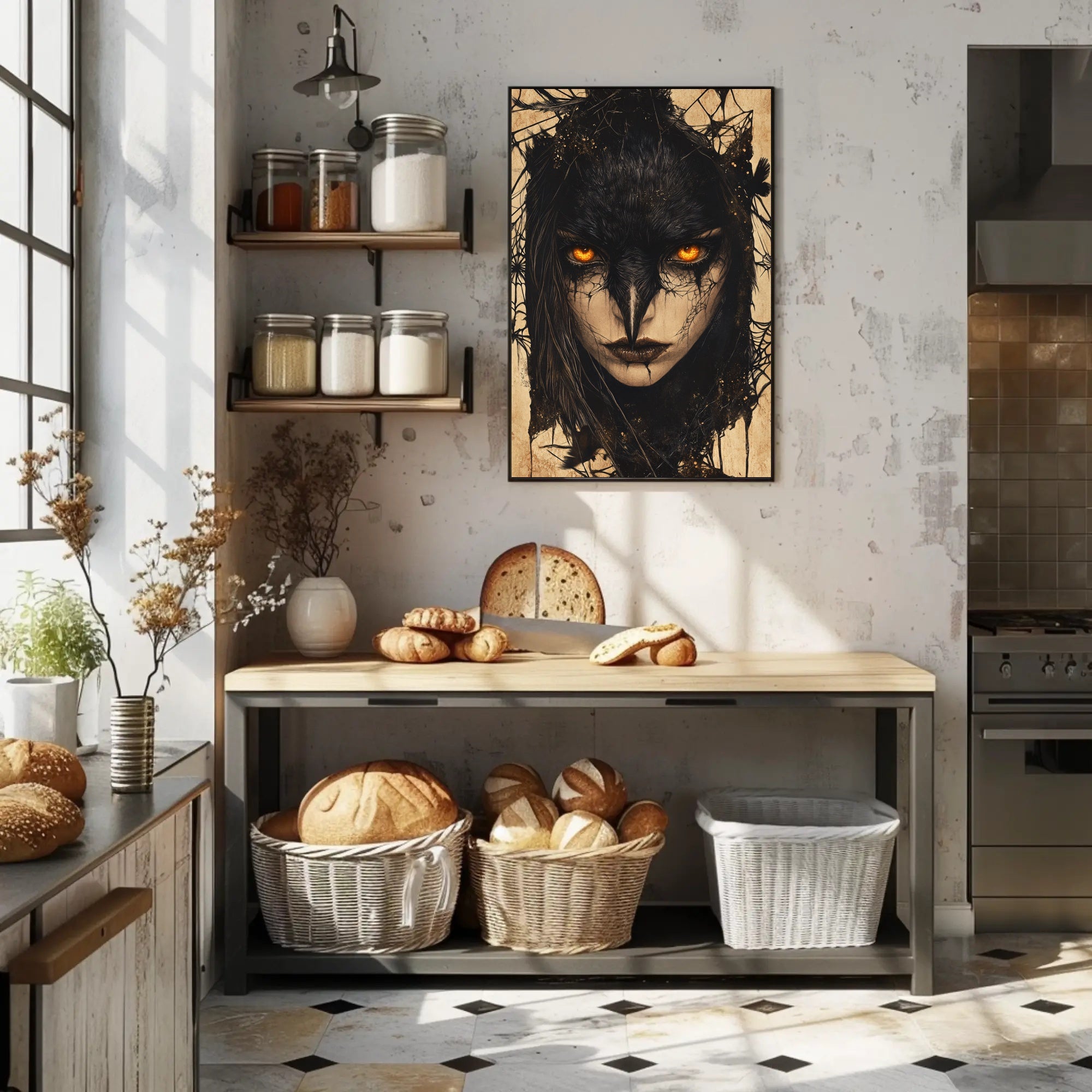 The Enigmatic Raven Poster