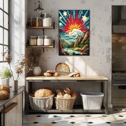 Celestial Landscape Poster