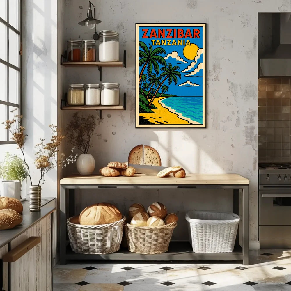 Abstract Tanzania Art Poster