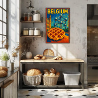 Belgium A Taste Of Culture Poster