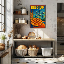 Belgium A Taste Of Culture Poster