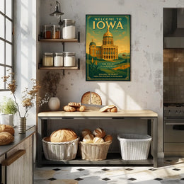 Welcome to Iowa Poster