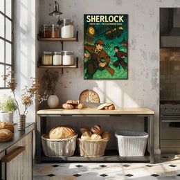 Sherlock: Tokyo 1887 Steampunk Adventure Poster