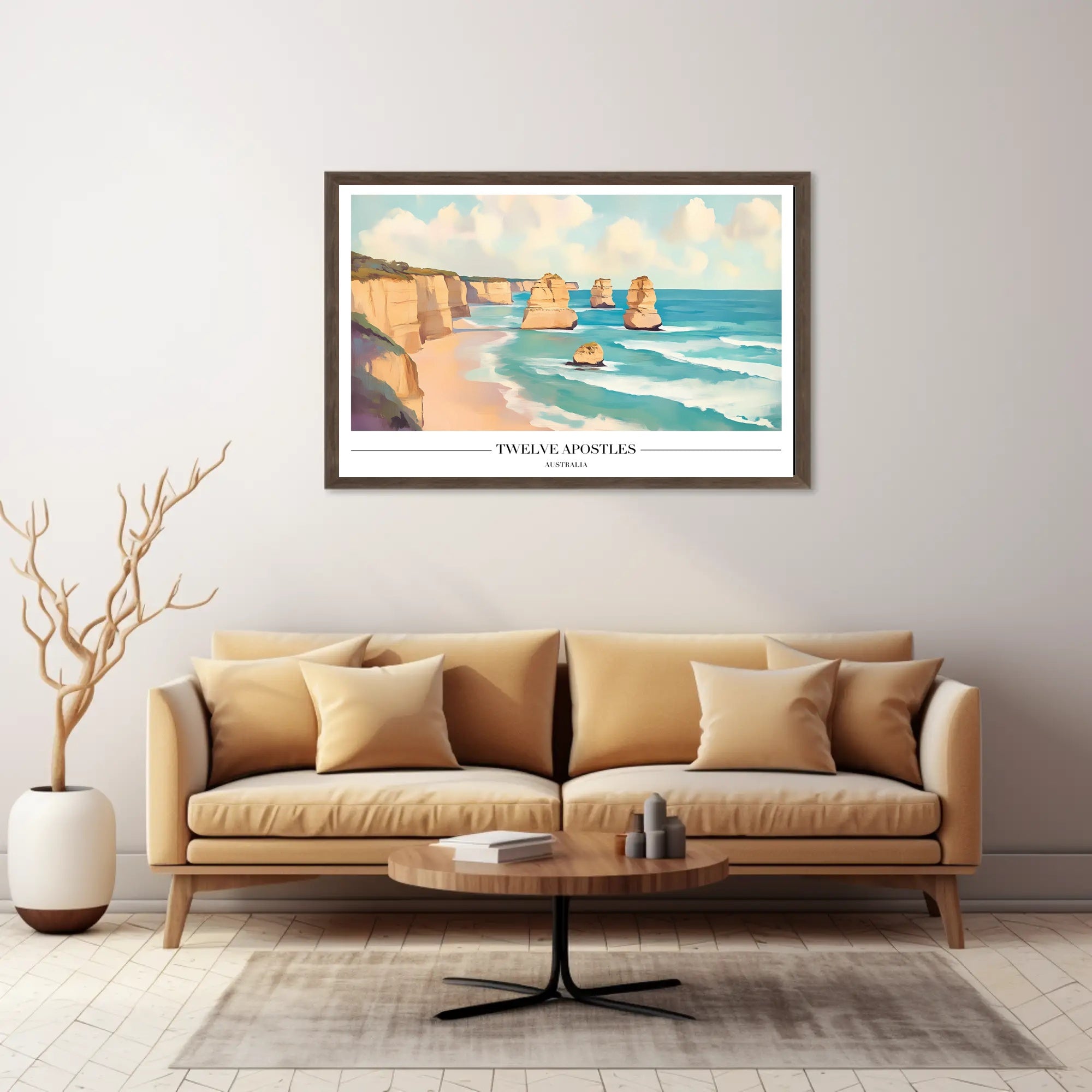 Twelve Apostles Australia Travel Poster