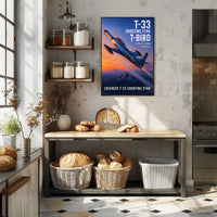 Lockheed T-33 Shooting Star Poster PosterGoat