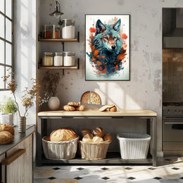 The Majestic Wolf Poster PosterGoat